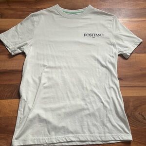 Denim & Flower women’s Crew Neck T-Shirt in Light Mint with Navy Logo